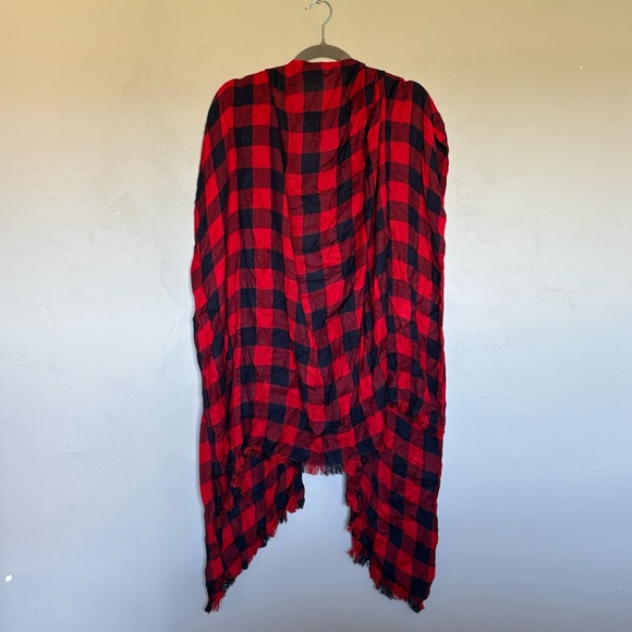 Woodland Creek Plaid Shawl - Picture 4 of 4